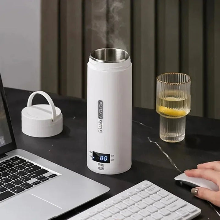 500ml Portable Electric Travel Kettle & Thermos - NEOMINOA LTD