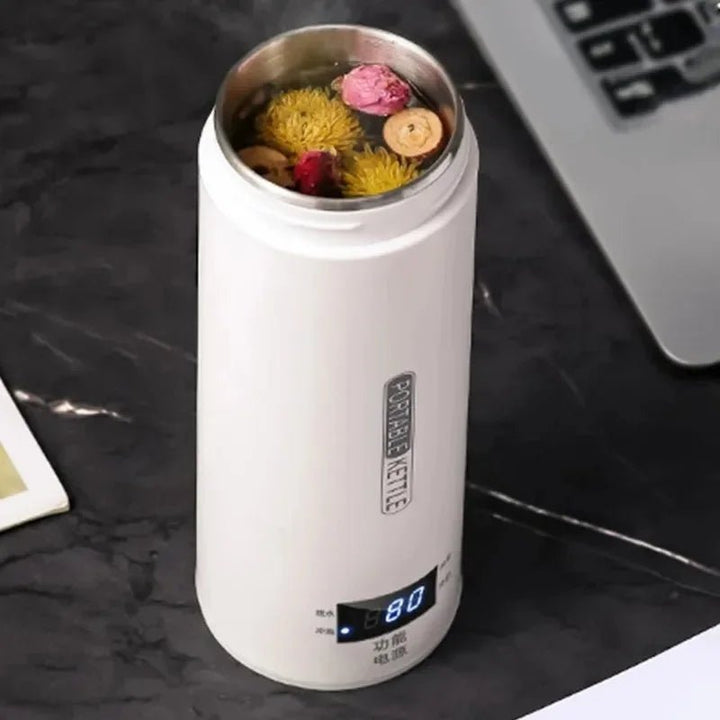 500ml Portable Electric Travel Kettle & Thermos - NEOMINOA LTD