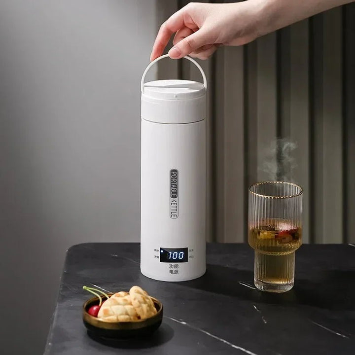 500ml Portable Electric Travel Kettle & Thermos - NEOMINOA LTD