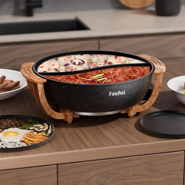 6L Electric Hot Pot – Dual Flavor Cooker - NEOMINOA LTD