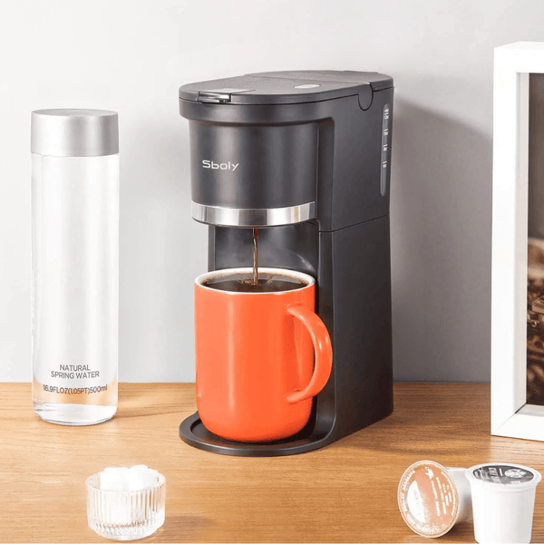 Compact Single - Serve K - Cup Coffee Maker - NEOMINOA LTD