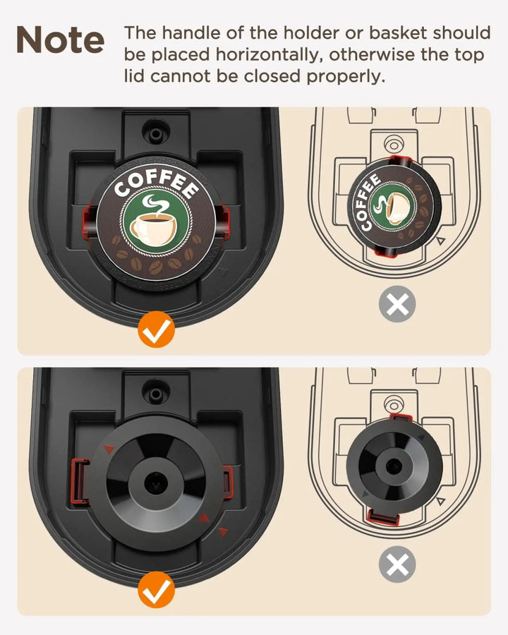 Compact Single - Serve K - Cup Coffee Maker - NEOMINOA LTD