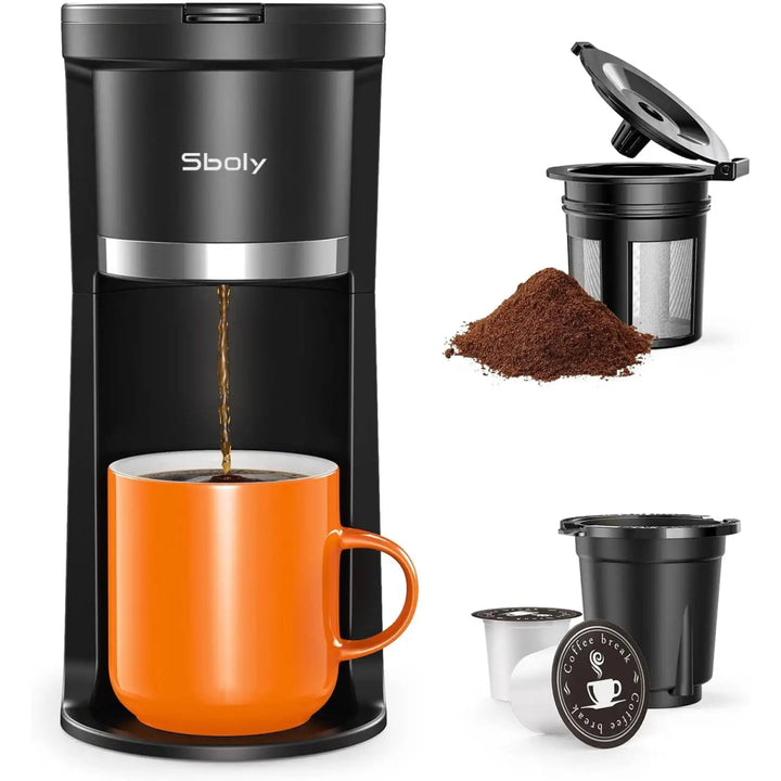 Compact Single - Serve K - Cup Coffee Maker - NEOMINOA LTD
