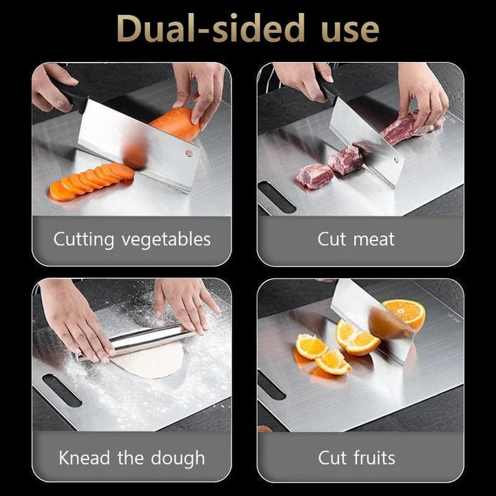 Double - Sided 316 Stainless Steel Cutting Board - NEOMINOA LTD