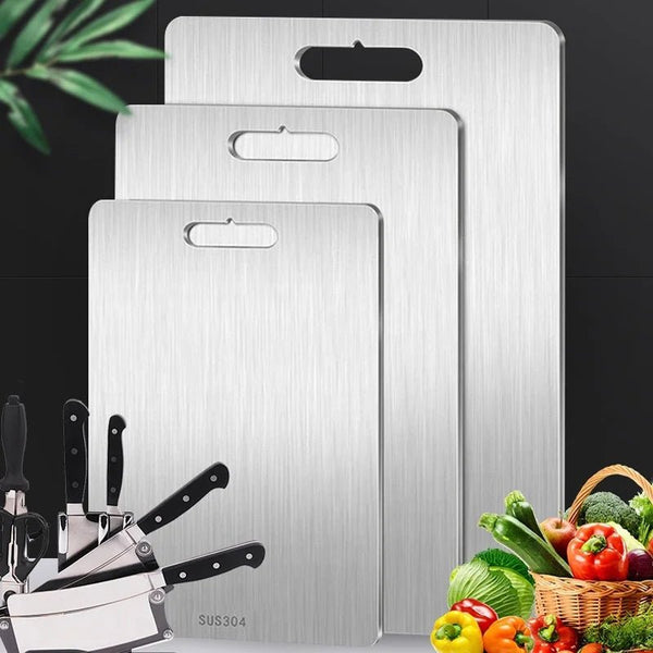 Double - Sided 316 Stainless Steel Cutting Board - NEOMINOA LTD