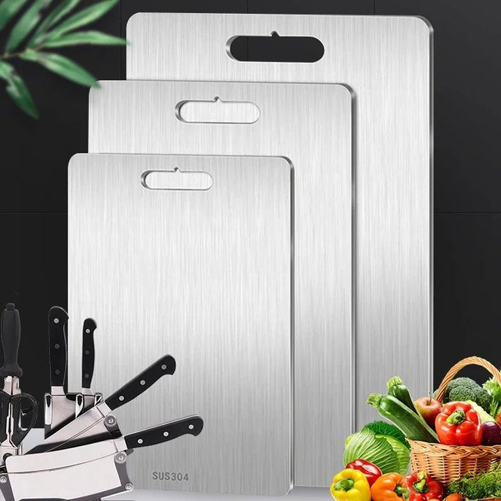 Double - Sided 316 Stainless Steel Cutting Board - NEOMINOA LTD