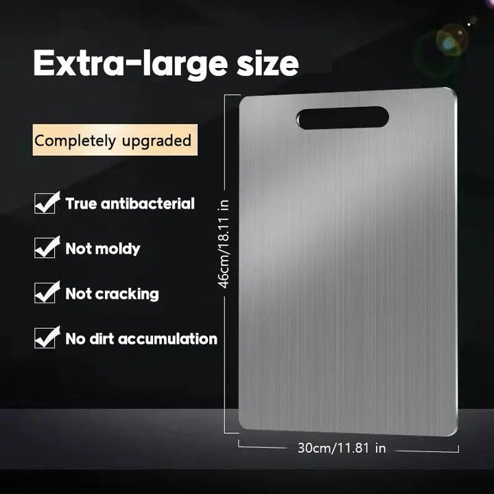 Double - Sided 316 Stainless Steel Cutting Board - NEOMINOA LTD