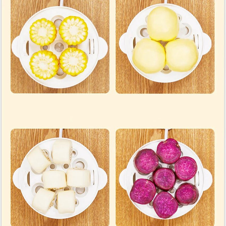 Electric Double - Layer Egg Cooker & Steamer - NEOMINOA LTD