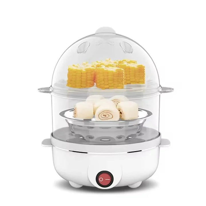 Electric Double - Layer Egg Cooker & Steamer - NEOMINOA LTD