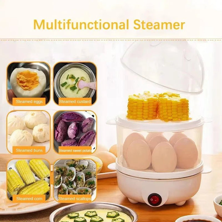 Electric Double - Layer Egg Cooker & Steamer - NEOMINOA LTD