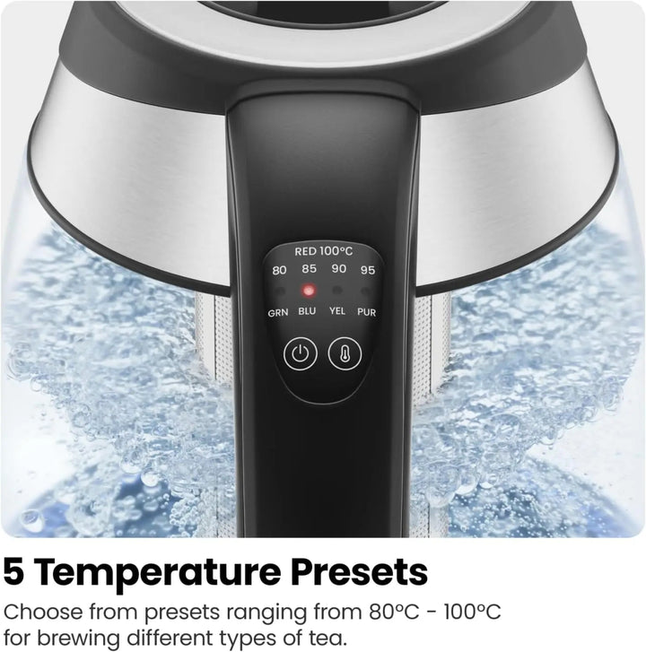 Electric Kettle with Tea Infuser & Presets - NEOMINOA LTD