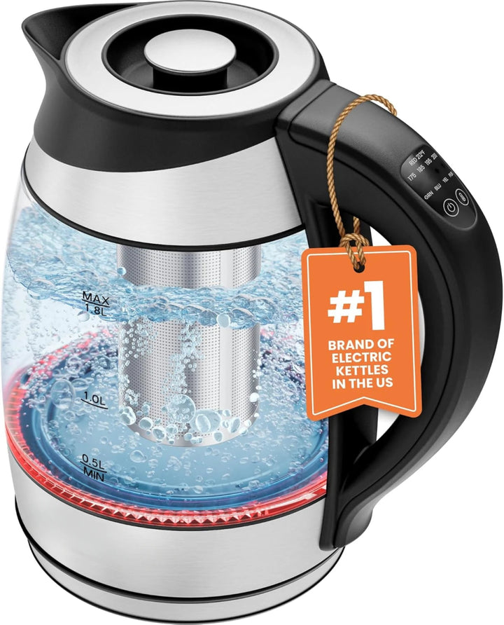 Electric Kettle with Tea Infuser & Presets - NEOMINOA LTD