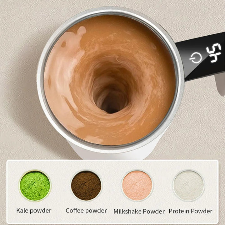 Rechargeable Self - Stirring Magnetic Coffee Mug - NEOMINOA LTD